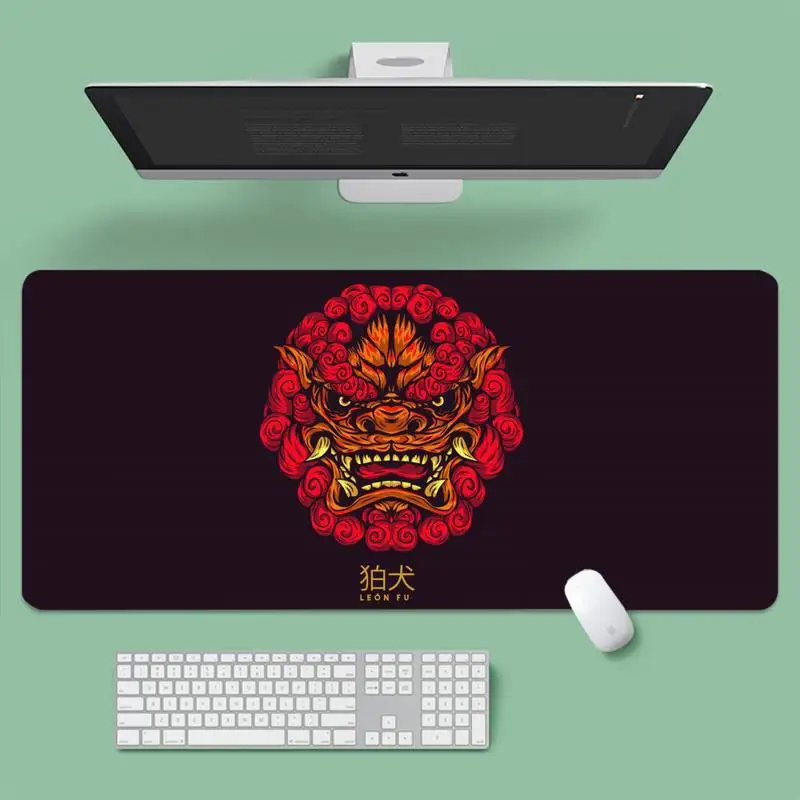Нескользящий Резиновый компьютерный коврик для мыши Esport Tiger большой размер XL |