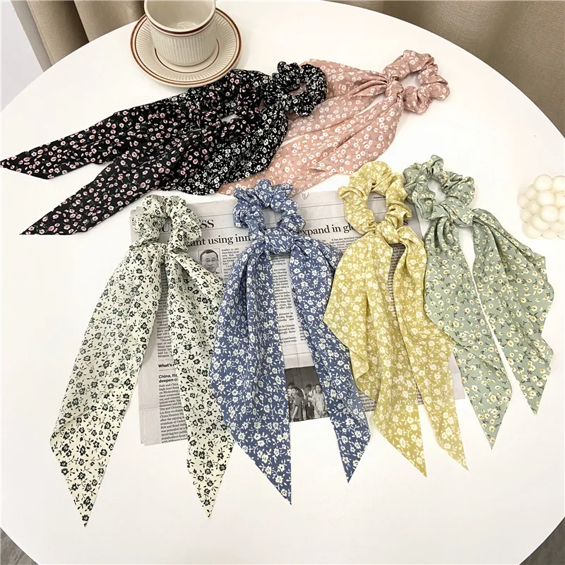 Floral streamer hair ring hair rope small fresh chiffon head rope net red tie head ponytail rubber band hair accessory
Floral streamer hair ring hair rope small fresh chiffon head rope net red tie head ponytail rubber band hair accessory