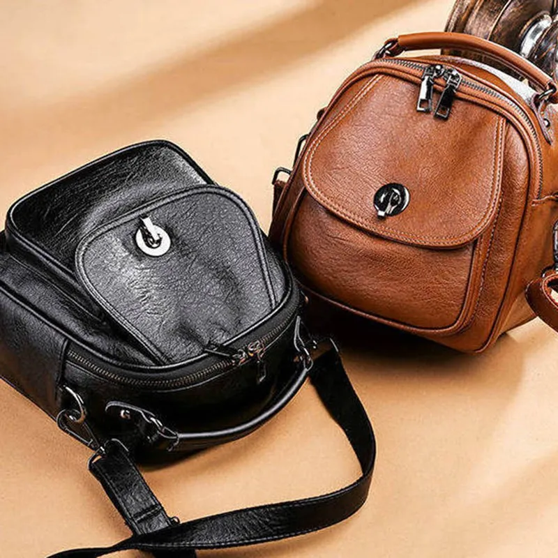 Multifunctional Female Bag Vintage Multipurpose Leather Backpacks Women Messenger Shoulder Bag Women Handbag Crossbody Bags Tote
Multifunctional Female Bag Vintage Multipurpose Leather Backpacks Women Messenger Shoulder Bag Women Handbag Crossbody Bags Tote