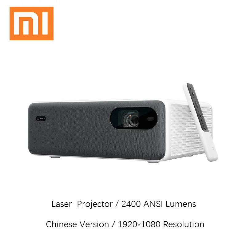 Лазерный проектор Xiaomi Mijia 1080P Full HD 2400 ANSI люменов Android Wifi Bluetooth ALDP домашний кинотеатр