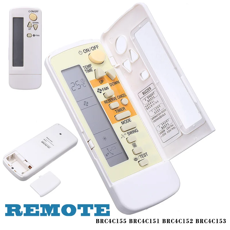Handheld Air Conditioner Remote Control BRC4C151 For Daikin Air Conditioning BRC4C155 BRC4C152 BRC4C153 Remote Controller
Handheld Air Conditioner Remote Control BRC4C151 For Daikin Air Conditioning BRC4C155 BRC4C152 BRC4C153 Remote Controller