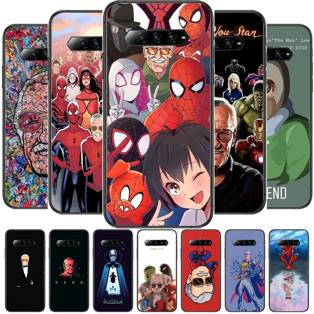 Marvel Stan Lee Phone Case For xiaomi redmi Black Shark 4 Pro 2 3 3s Cases Helo Black Cover Silicone Back Prett mini cover funda
Marvel Stan Lee Phone Case For xiaomi redmi Black Shark 4 Pro 2 3 3s Cases Helo Black Cover Silicone Back Prett mini cover funda
