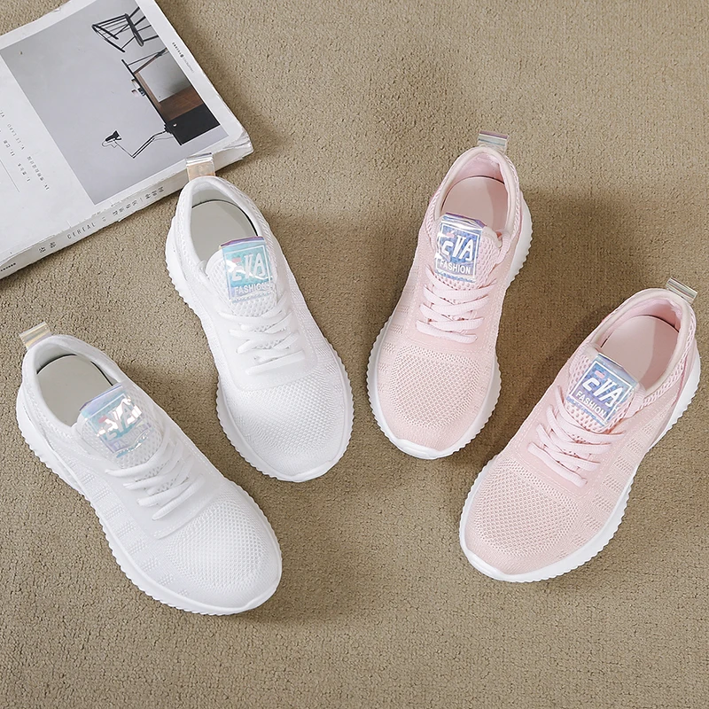 WEIBATE Spring and Summer Women's Shoes Fly-woven Mesh Breathable Casual Shoes Thick Bottom Non-slip Sports Running Shoes
WEIBATE Spring and Summer Women's Shoes Fly-woven Mesh Breathable Casual Shoes Thick Bottom Non-slip Sports Running Shoes