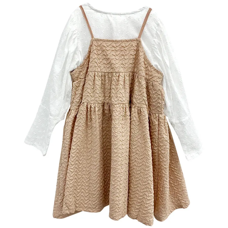 Spring Princess Girls Clothing Set 4-13 Years Beauty Long Sleeve Top + A Line Mid Calf Slip Dress Set Child Cool Suit For Girls
Spring Princess Girls Clothing Set 4-13 Years Beauty Long Sleeve Top + A Line Mid Calf Slip Dress Set Child Cool Suit For Girls