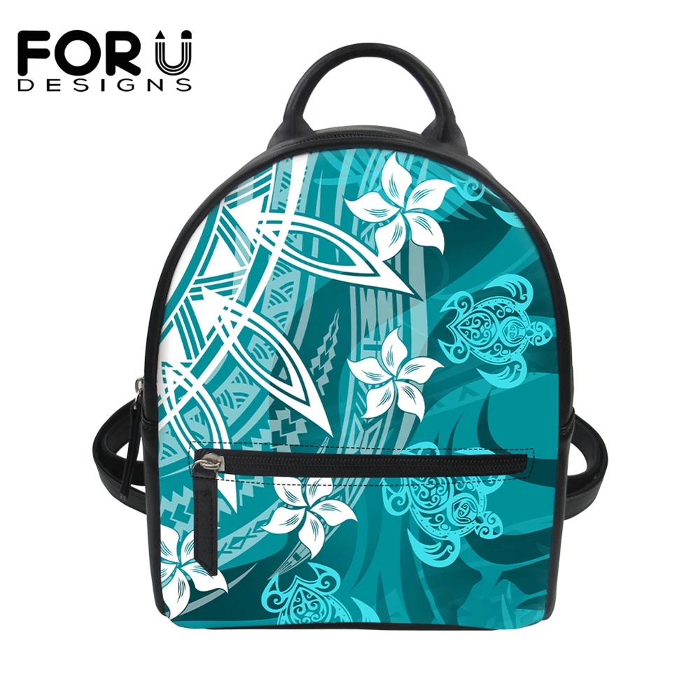 Мини-рюкзак FORUDESIGNS для женщин, полинезийская черепаха с цветочным 3D принтом, милый маленький рюкзак, кожаная школьная сумка для девочек
Мини-рюкзак FORUDESIGNS для женщин, полинезийская черепаха с цветочным 3D принтом, милый маленький рюкзак, кожаная школьная сумка для девочек