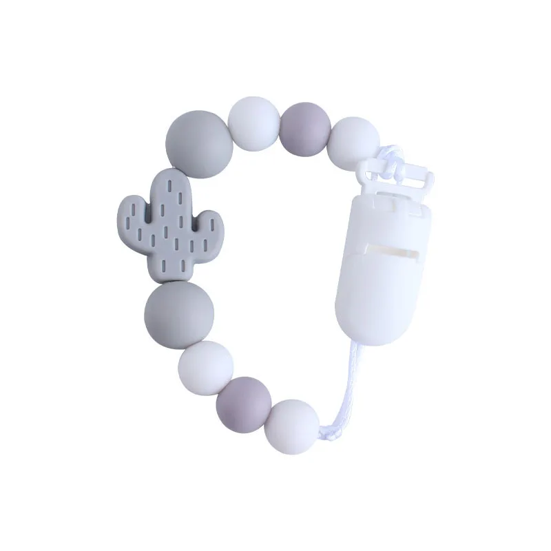 Pacifier Clip Dummy Clip Chain Baby Silicone Cactus Teething Bead Infant Nipple Appease Soother Chain Dummy Holder Baby Bite Toy
Pacifier Clip Dummy Clip Chain Baby Silicone Cactus Teething Bead Infant Nipple Appease Soother Chain Dummy Holder Baby Bite Toy