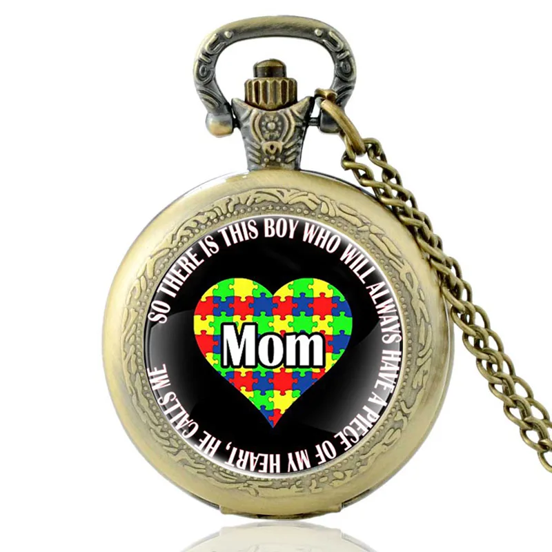 Classic TO MY MOM TO MY HONEY Quartz Glass Dome Pocket Watch Metal Long Chain Necklace Pendant Jewelry Fob Watch Gift
Classic TO MY MOM TO MY HONEY Quartz Glass Dome Pocket Watch Metal Long Chain Necklace Pendant Jewelry Fob Watch Gift