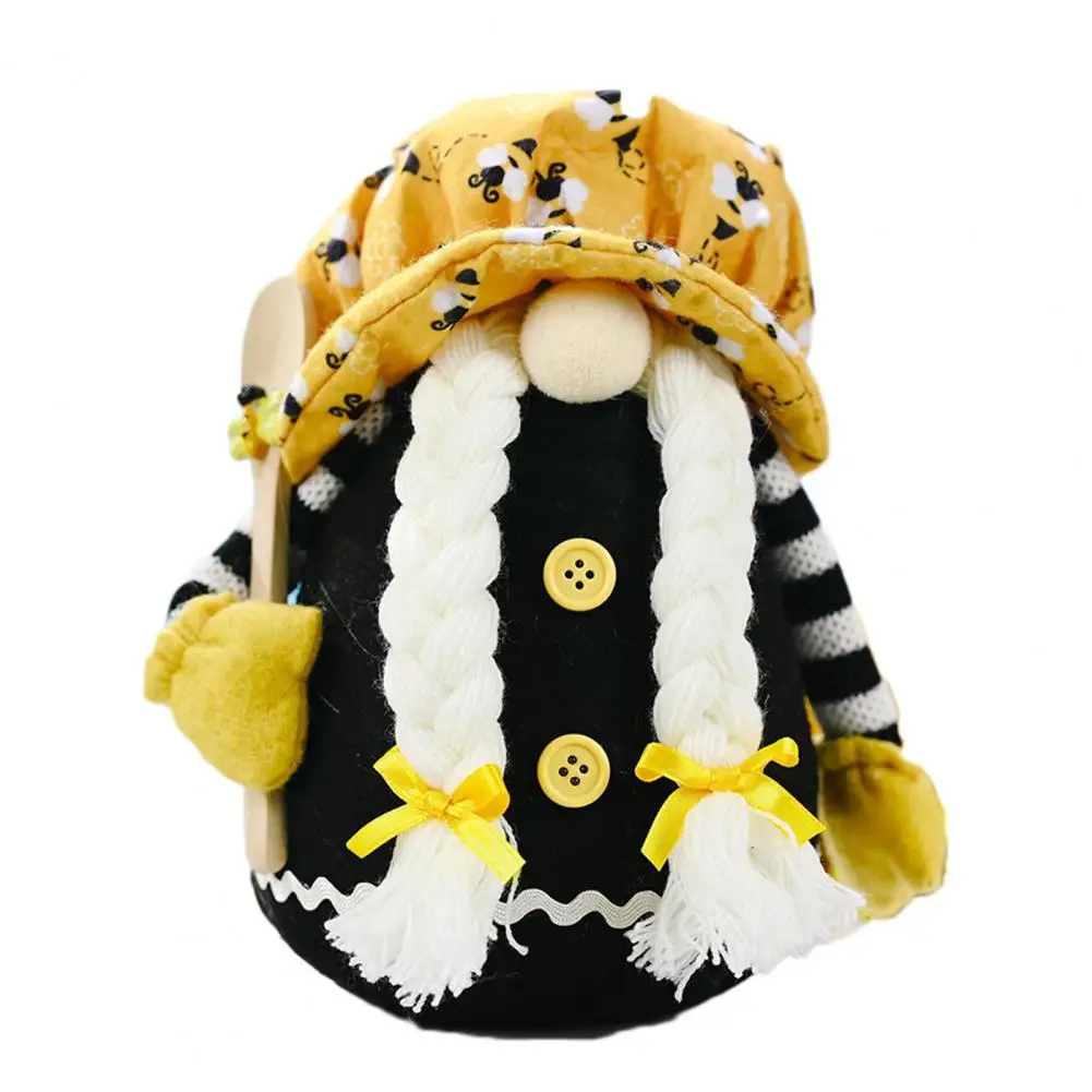 Plush Doll Cartoon Bee Print Christmas Decoration Exquisite Faceless Santa Doll for Easter
Plush Doll Cartoon Bee Print Christmas Decoration Exquisite Faceless Santa Doll for Easter