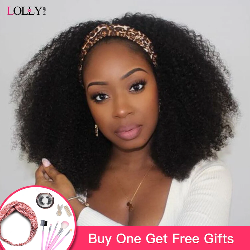 Lolly Afro Kinky Curly Headband Wig Human Hair Brazilian Remy Scarf Wig Glueless Jerry Curly Human Hair Wigs Cheap Curly Wig
Lolly Afro Kinky Curly Headband Wig Human Hair Brazilian Remy Scarf Wig Glueless Jerry Curly Human Hair Wigs Cheap Curly Wig