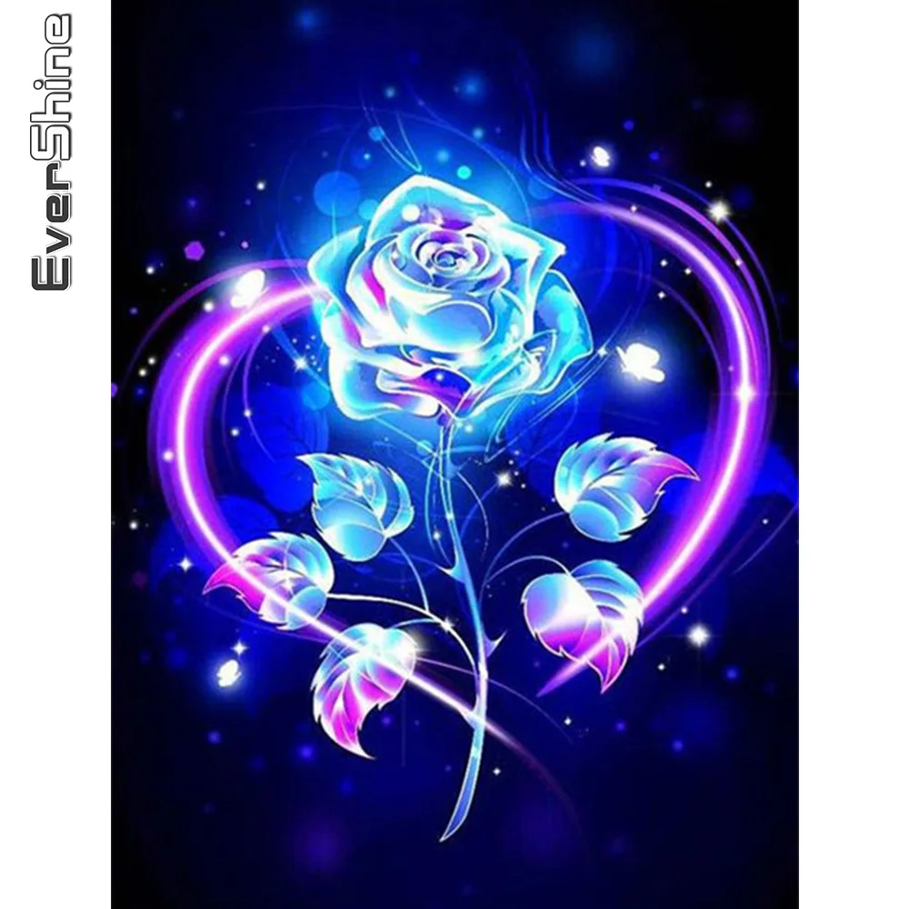 Evershine 5D алмазная живопись сделай сам цветок Новое поступление вышивка роза Набор