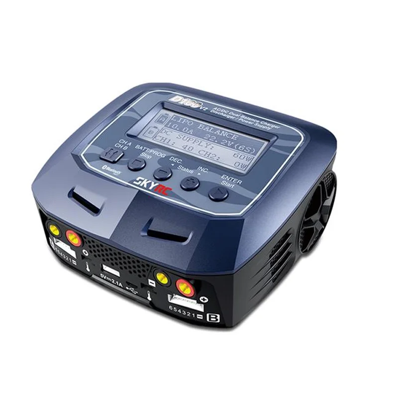 SKYRC D100 V2 AC / DC 2X100W Dual Balance Battery Charger Discharger / Power for LiPo/ LiFe/ LiIon/ LiHV/ NiMH/ NiCd/ Pb Battery
SKYRC D100 V2 AC / DC 2X100W Dual Balance Battery Charger Discharger / Power for LiPo/ LiFe/ LiIon/ LiHV/ NiMH/ NiCd/ Pb Battery