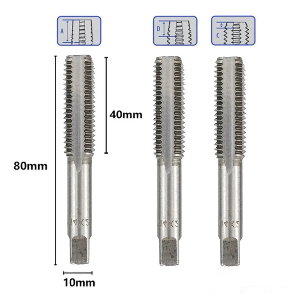 High Quality 3PCS/Set Bearing Steel Taper HSS M14*2.0 Machine Spiral Point Straight Fluted Screw Thread Hand Tap Drill
High Quality 3PCS/Set Bearing Steel Taper HSS M14*2.0 Machine Spiral Point Straight Fluted Screw Thread Hand Tap Drill