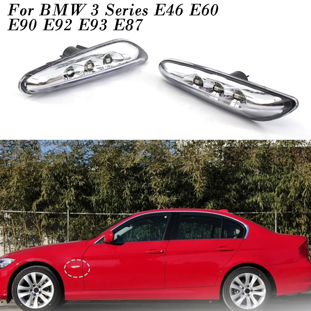 2pcs Car Dynamic LED Side Marker Signal Light Clear For BMW E90 E91 E92 E60 E61 E82 Auto Side Indicator Lamp Car Accessories
2pcs Car Dynamic LED Side Marker Signal Light Clear For BMW E90 E91 E92 E60 E61 E82 Auto Side Indicator Lamp Car Accessories