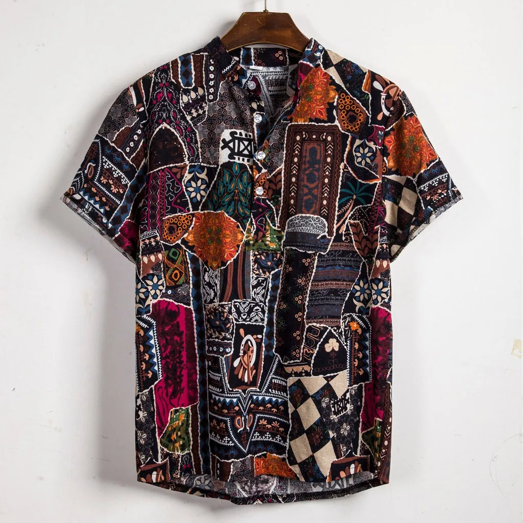 Aloha Shirts Men Summer Hawaiian Shirts Cotton Linen Turn Down Collar Shirt Short Sleeve Buttons Up Loose Tops Chemise Homme
Aloha Shirts Men Summer Hawaiian Shirts Cotton Linen Turn Down Collar Shirt Short Sleeve Buttons Up Loose Tops Chemise Homme
