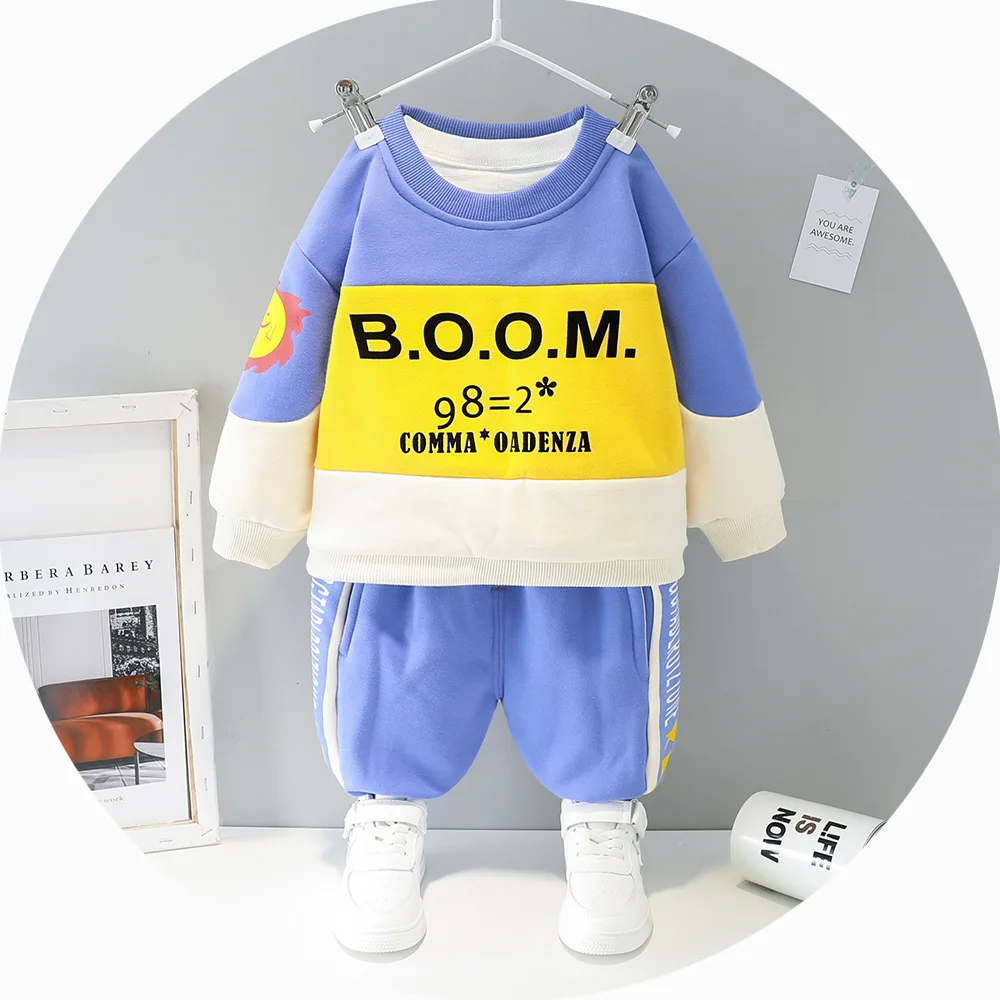 Winter New Toddler Boy Kids Clothes set warm Velvet Sweater Pants Letter Infant Sport Set Outfits Set Girls Boys Clothing
Winter New Toddler Boy Kids Clothes set warm Velvet Sweater Pants Letter Infant Sport Set Outfits Set Girls Boys Clothing