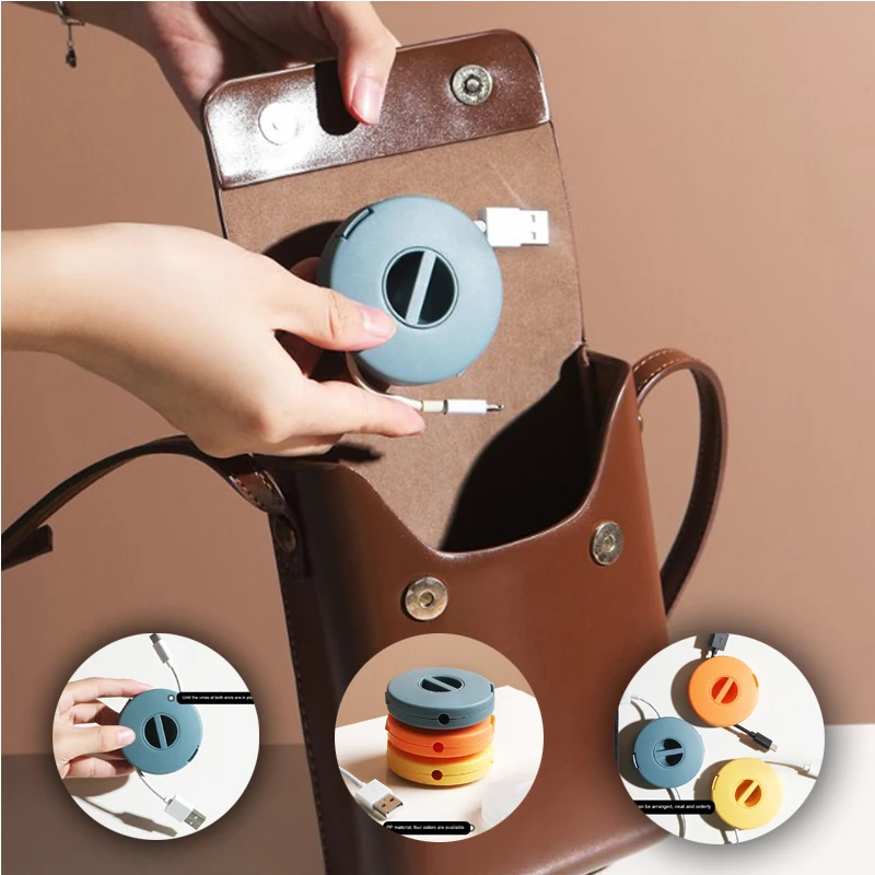 Cable Protector Winder Organizer Box For Charging Data Line Organizer For USB Charging Data Cable Portable Round Rotatable Wire
Cable Protector Winder Organizer Box For Charging Data Line Organizer For USB Charging Data Cable Portable Round Rotatable Wire