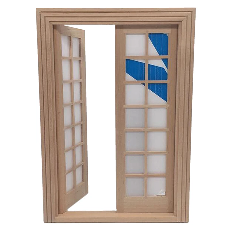 1/12 Dollhouse Mini Wooden DIY 28 Lattices Double Door Furniture Accessories Toy Simulaiton Toys for Baby Kids
1/12 Dollhouse Mini Wooden DIY 28 Lattices Double Door Furniture Accessories Toy Simulaiton Toys for Baby Kids