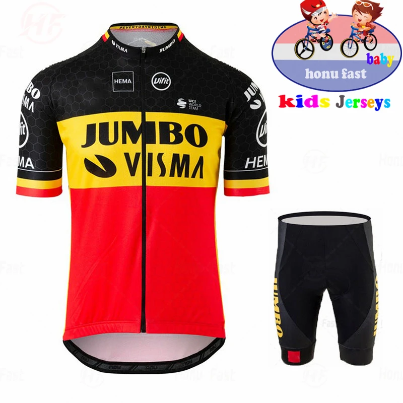 JUMBO VISMA 2021 Cycl Clothing Sets Bicycle Team MTB Clothes Kid 's Road Cycling Jerseys Ropa De Ciclismo Triathlon Sports Wear
JUMBO VISMA 2021 Cycl Clothing Sets Bicycle Team MTB Clothes Kid 's Road Cycling Jerseys Ropa De Ciclismo Triathlon Sports Wear