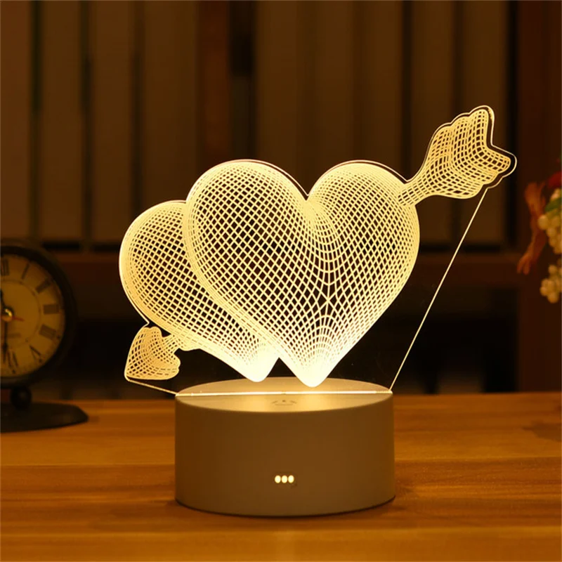 LED Night Light Creative Kid Light Night Table Bedside Lamp Romantic Heart Bear Lights Kids Home Decoration Valentines Day Gift
LED Night Light Creative Kid Light Night Table Bedside Lamp Romantic Heart Bear Lights Kids Home Decoration Valentines Day Gift