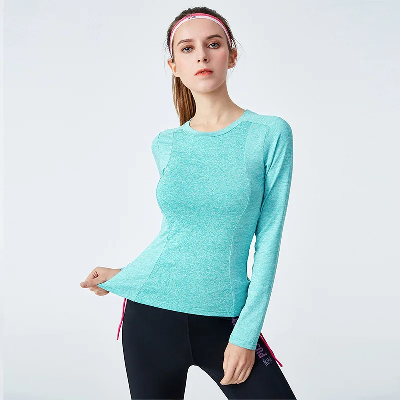 Women's Long Sleeve Top Solid Color Round Neck Sports Yoga Women T-Shirt For Fitness Running Training Undershirt Clothing
Women's Long Sleeve Top Solid Color Round Neck Sports Yoga Women T-Shirt For Fitness Running Training Undershirt Clothing