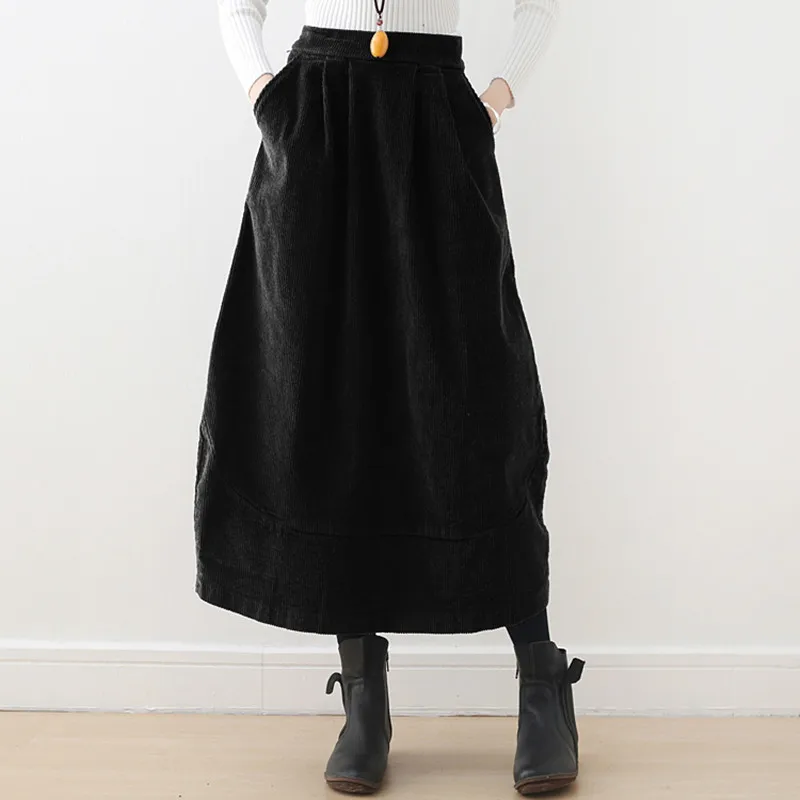 New Autumn Winter Cotton Corduroy Skirt Women Solid Vintage Midi Pleated Skirts 2020 Female Irregular Patchwork Brief Bud Skirt
New Autumn Winter Cotton Corduroy Skirt Women Solid Vintage Midi Pleated Skirts 2020 Female Irregular Patchwork Brief Bud Skirt