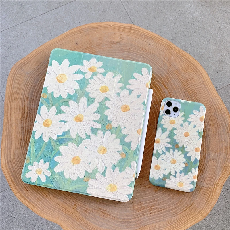 Cute Daisy For iPad AIR 2 3 10.5 Pro 2019 7th 10.2 inch Case for iPad 2017 2018 9.7 Mini 5
Cute Daisy For iPad AIR 2 3 10.5 Pro 2019 7th 10.2 inch Case for iPad 2017 2018 9.7 Mini 5