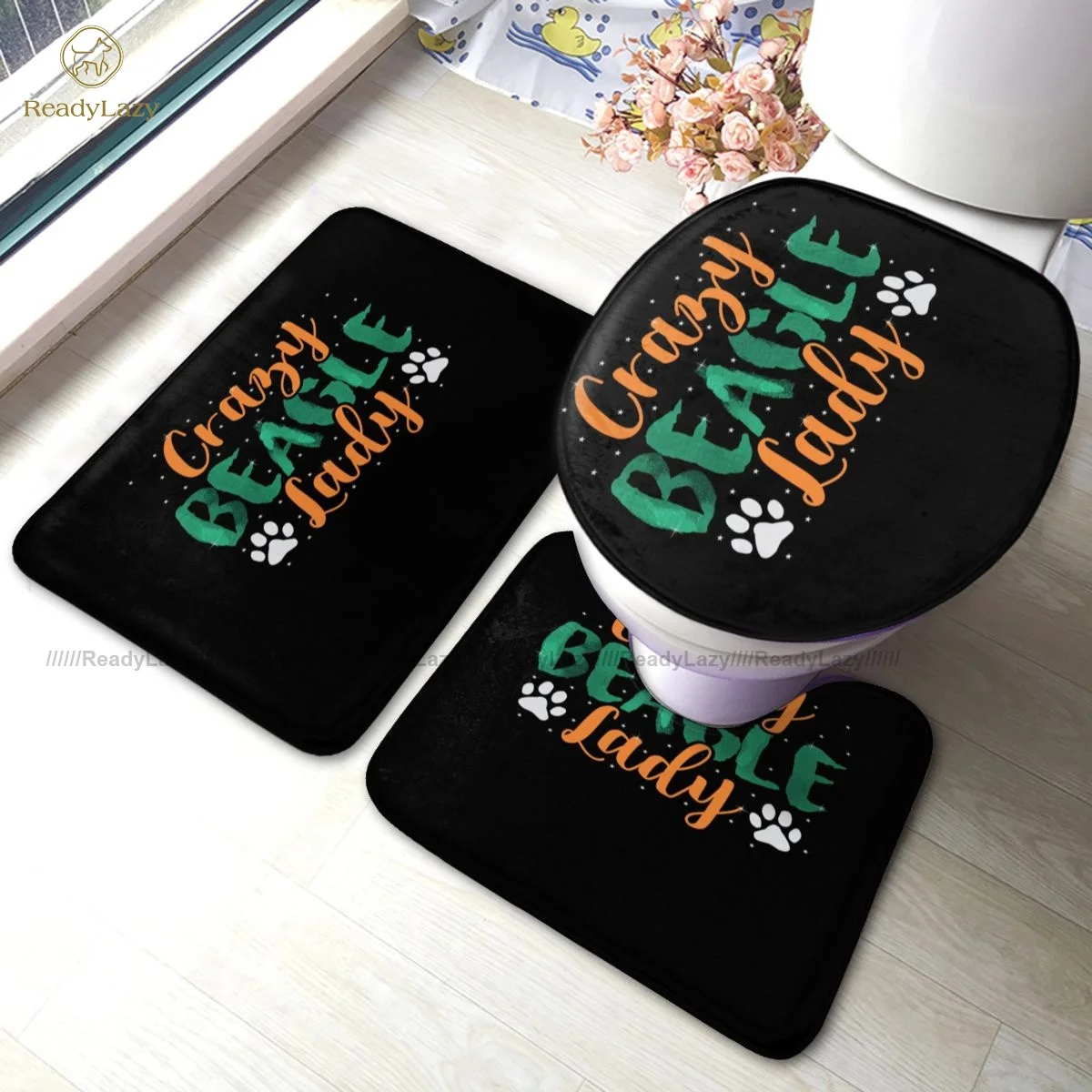 Beagle Puppy Bath Mat Polyester Foot 3 Piece Bathroom Mat Set Washable Vintage Bathroom Rug
Beagle Puppy Bath Mat Polyester Foot 3 Piece Bathroom Mat Set Washable Vintage Bathroom Rug