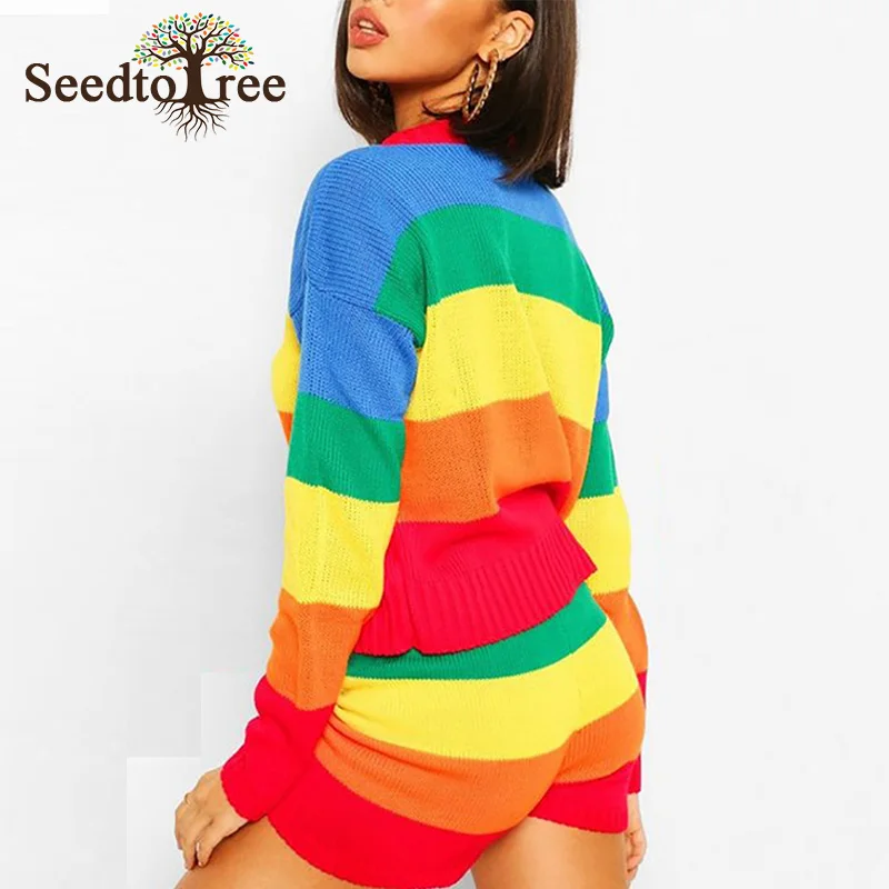 Patchwork Colorblock Button V Neck Long Sleeve Crop Top & Elastic Waist Skinny Shorts Set Women Casual Two Piece Outfits
Patchwork Colorblock Button V Neck Long Sleeve Crop Top & Elastic Waist Skinny Shorts Set Women Casual Two Piece Outfits