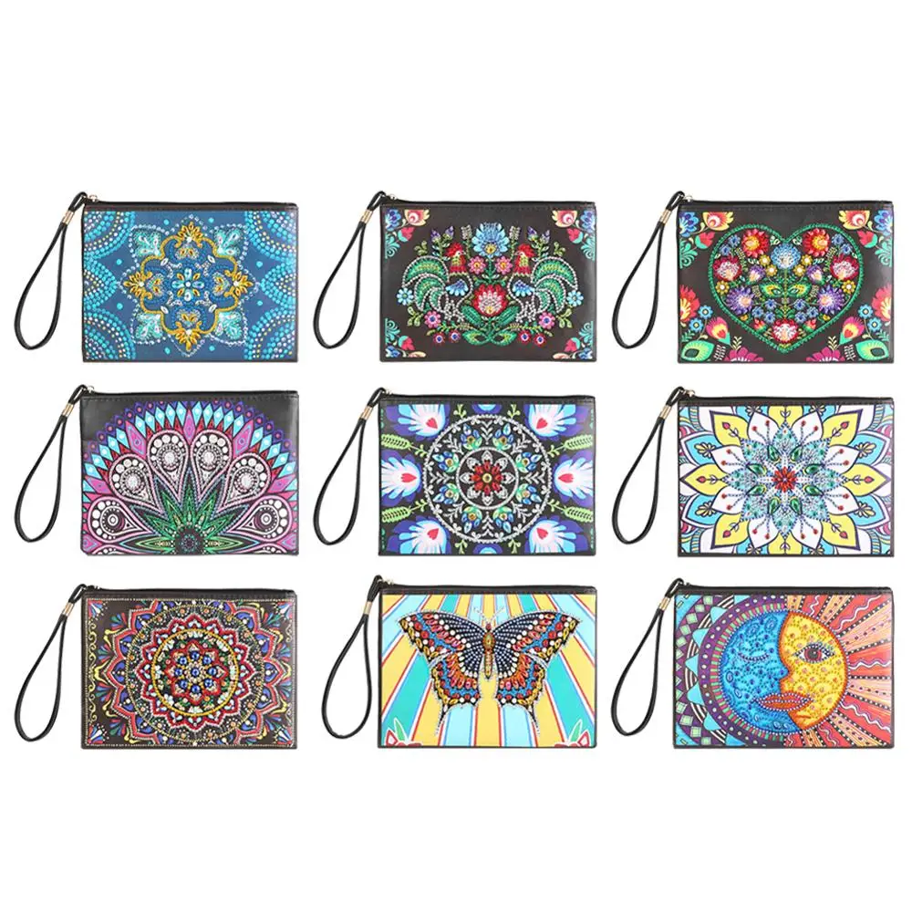 DIY Special Shaped Diamond Painting Leather Bags Chain Clutch Creative Coin Purse Cosmetic Storage Bag Handbag Gifts
DIY Special Shaped Diamond Painting Leather Bags Chain Clutch Creative Coin Purse Cosmetic Storage Bag Handbag Gifts