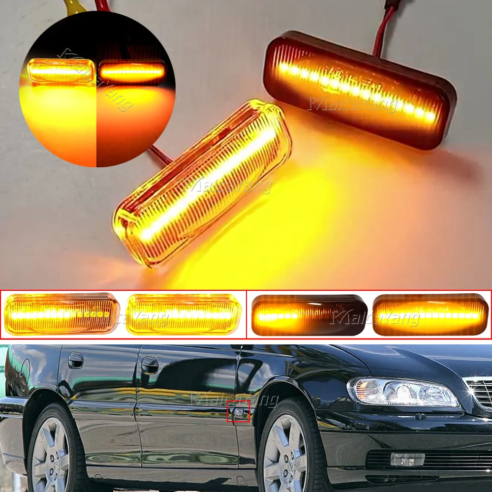 1Pair Dynamic Blinker Side Marker Light For Opel Omega B Stufenheck Caravan LED Turn Signal Flowing Flasher Lamp 1994-2003
1Pair Dynamic Blinker Side Marker Light For Opel Omega B Stufenheck Caravan LED Turn Signal Flowing Flasher Lamp 1994-2003