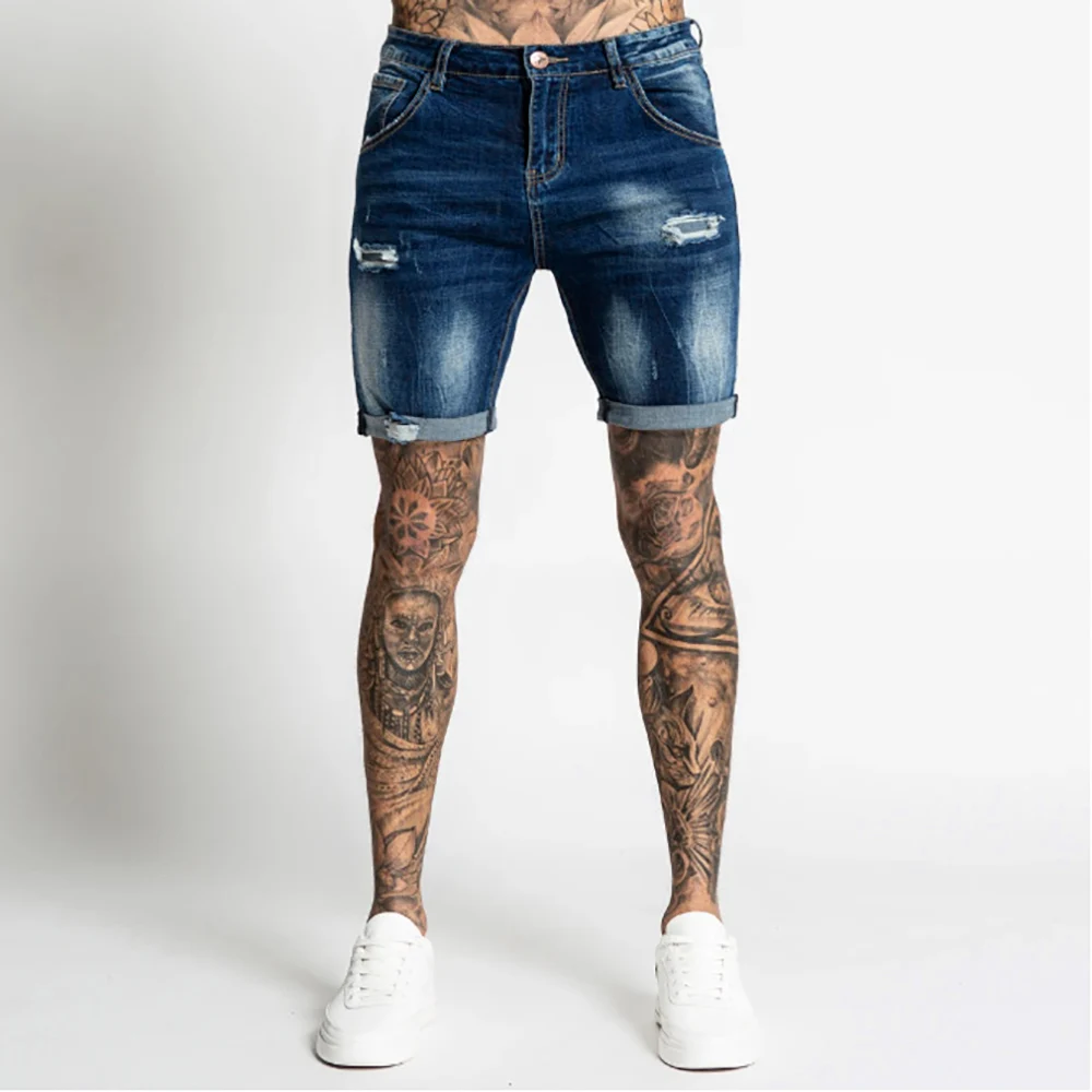 Men Hole Ripped Denim Shorts Male Summer Casual Slim Fit Elastic Knee Length Frayed Denim Trousers Daily Hip Hop Streetwear D30
Men Hole Ripped Denim Shorts Male Summer Casual Slim Fit Elastic Knee Length Frayed Denim Trousers Daily Hip Hop Streetwear D30