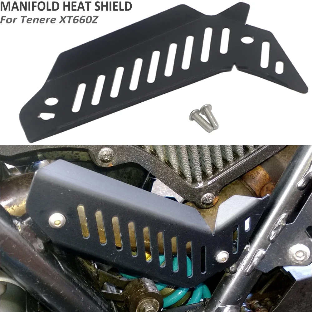For Yamaha Tenere XT660Z Manifold Heat Shield Protecting Mask Insulation Board Baffle Exhaust Pipe System Guard Protector Cover
For Yamaha Tenere XT660Z Manifold Heat Shield Protecting Mask Insulation Board Baffle Exhaust Pipe System Guard Protector Cover