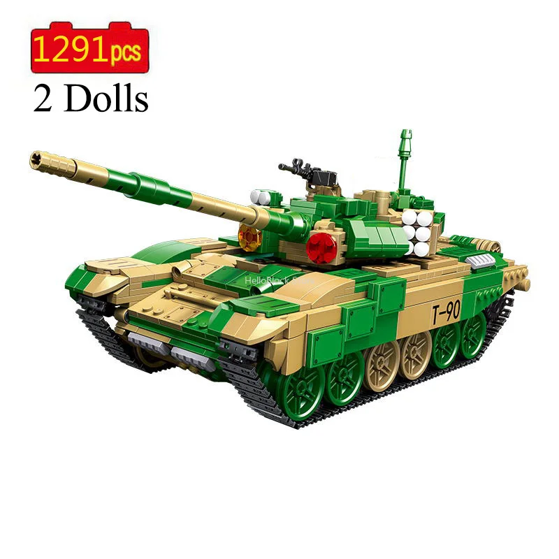 World War II Russia T-90 Main Battle Tank Building Blocks Military tank Bricks DIY Model Toys For Childrens Birthday Gifts
World War II Russia T-90 Main Battle Tank Building Blocks Military tank Bricks DIY Model Toys For Childrens Birthday Gifts