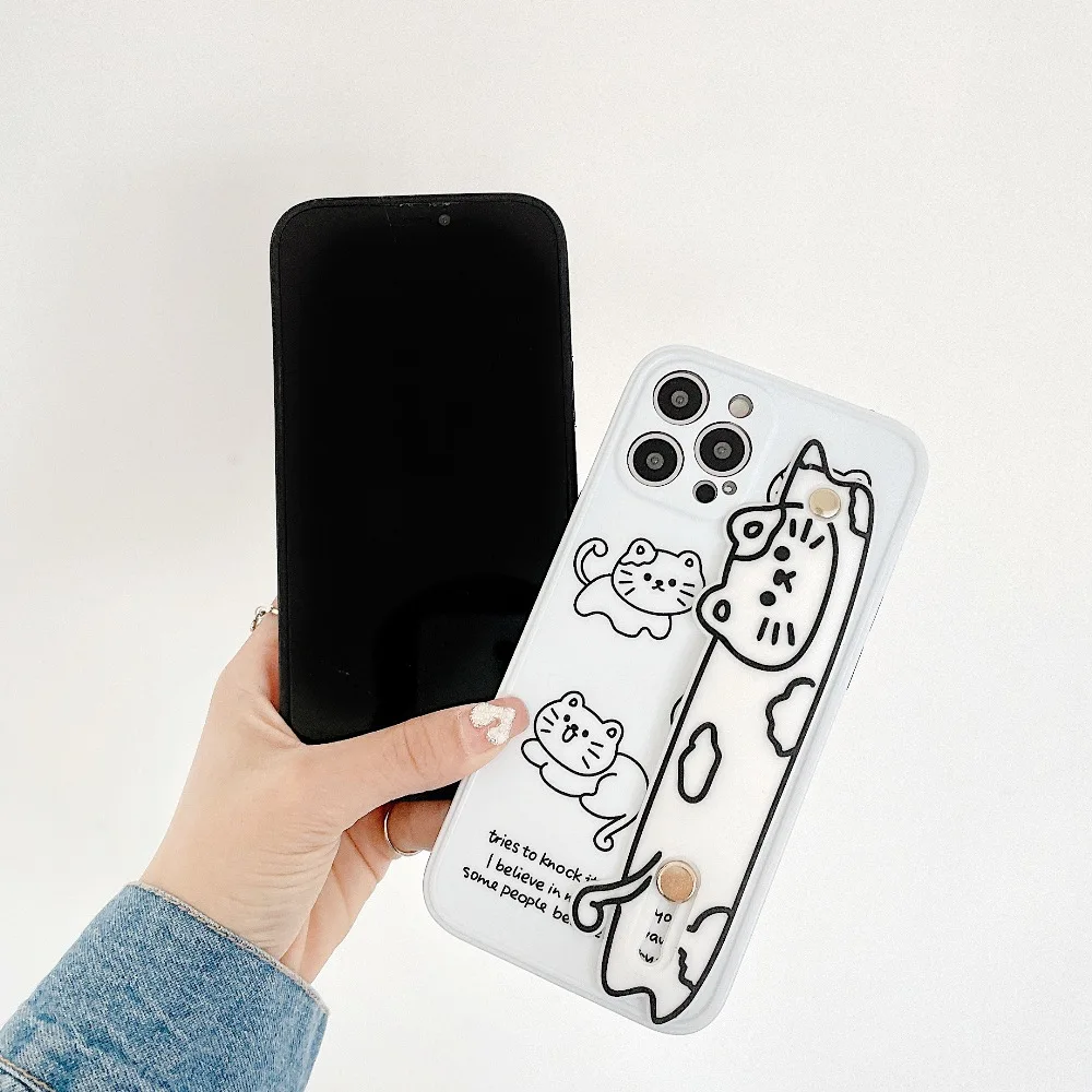 sumkeymi Phone Case for IPhone 12 11 Pro XR XS Max Case Soft 3D Cartoon Cat Heart Wrist Strap Cover for IPhone 7 8 Plus SE 2020
sumkeymi Phone Case for IPhone 12 11 Pro XR XS Max Case Soft 3D Cartoon Cat Heart Wrist Strap Cover for IPhone 7 8 Plus SE 2020