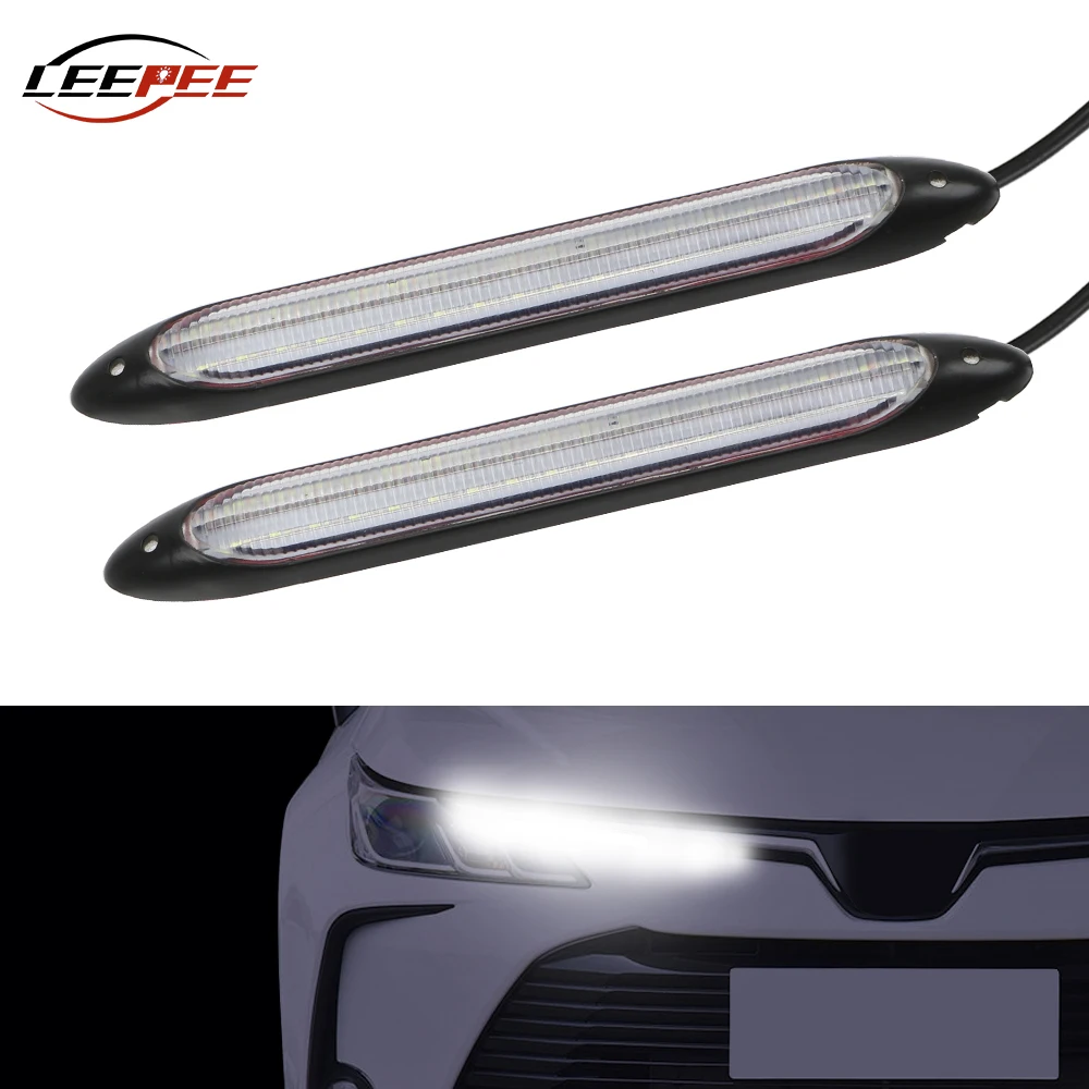Car Accessories LED Lights DRL Daytime Running Light Auto Turn Signal Lamp Sequential Flow Lamps Universal DC 12V 2PCS
Car Accessories LED Lights DRL Daytime Running Light Auto Turn Signal Lamp Sequential Flow Lamps Universal DC 12V 2PCS
