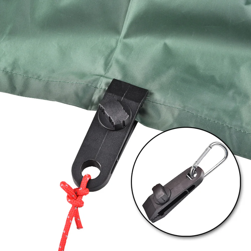10pcs Tarp Clips Heavy Duty Windproof Awning Clamp Grip Tent Clips Camping Carabiner Hook Buckle Clip Camping Accessory for Outd
10pcs Tarp Clips Heavy Duty Windproof Awning Clamp Grip Tent Clips Camping Carabiner Hook Buckle Clip Camping Accessory for Outd