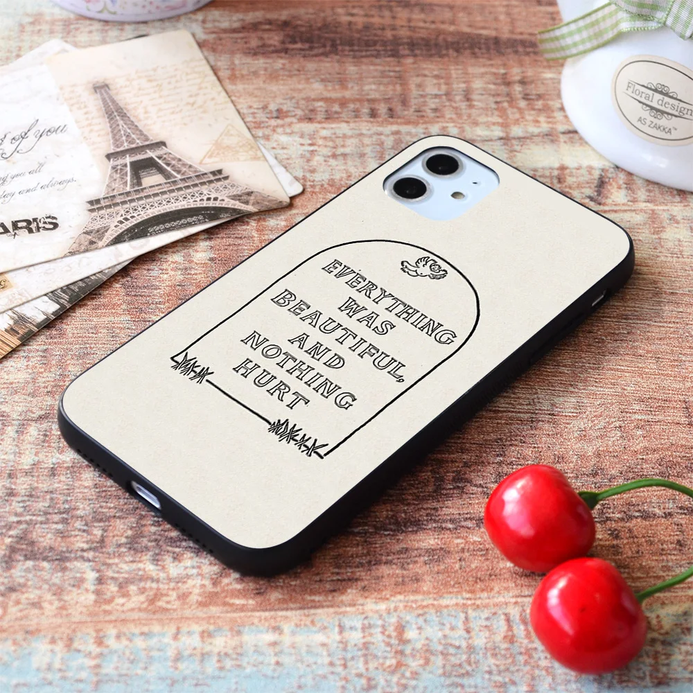 For iPhone Slaughterhouse Five –Everything Was Beautiful and Nothing Hurt Soft TPU Border Apple iPhone Case
For iPhone Slaughterhouse Five –Everything Was Beautiful and Nothing Hurt Soft TPU Border Apple iPhone Case