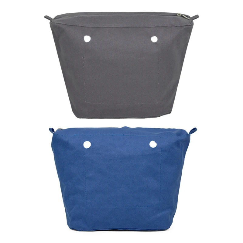2X Waterproof Solid Canvas Insert Inner Lining Insert Zipper Pocket For Obag O Bag Handbag Bag Deep Gray & Deep Blue
2X Waterproof Solid Canvas Insert Inner Lining Insert Zipper Pocket For Obag O Bag Handbag Bag Deep Gray & Deep Blue