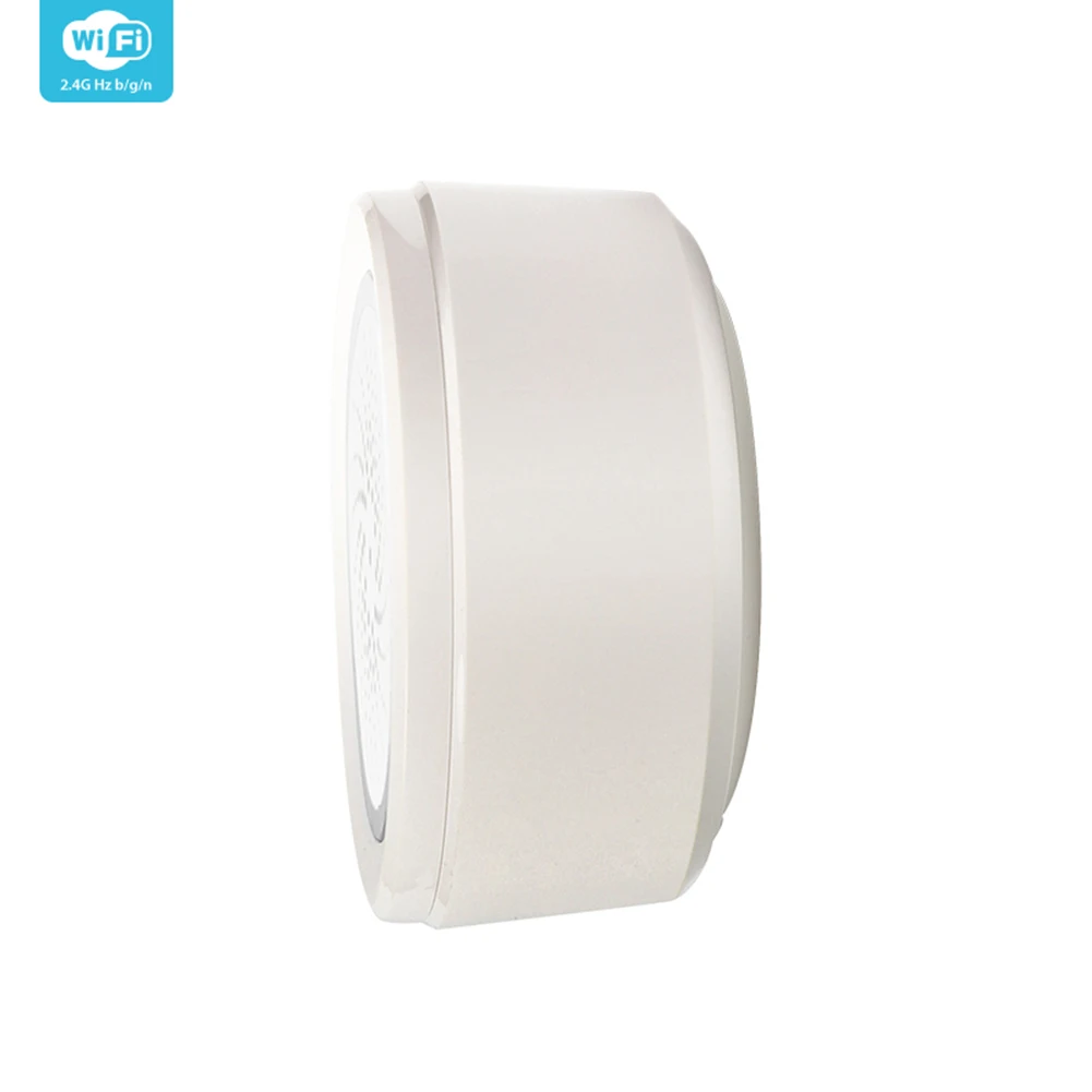 Wireless WiFi Siren Alarm Sensor Sound 3 in 1 WiFi Siren Alarm with Temperature Humidity Sensor for Alexa Google Home
Wireless WiFi Siren Alarm Sensor Sound 3 in 1 WiFi Siren Alarm with Temperature Humidity Sensor for Alexa Google Home