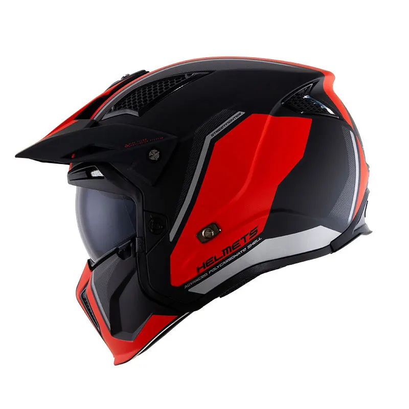 Streetfighter Full Face Modular Motorcycle Helmet Motocross Casco Moto Removable Mulpitple Forms Half Facr Off Road Helmet DOT
Streetfighter Full Face Modular Motorcycle Helmet Motocross Casco Moto Removable Mulpitple Forms Half Facr Off Road Helmet DOT