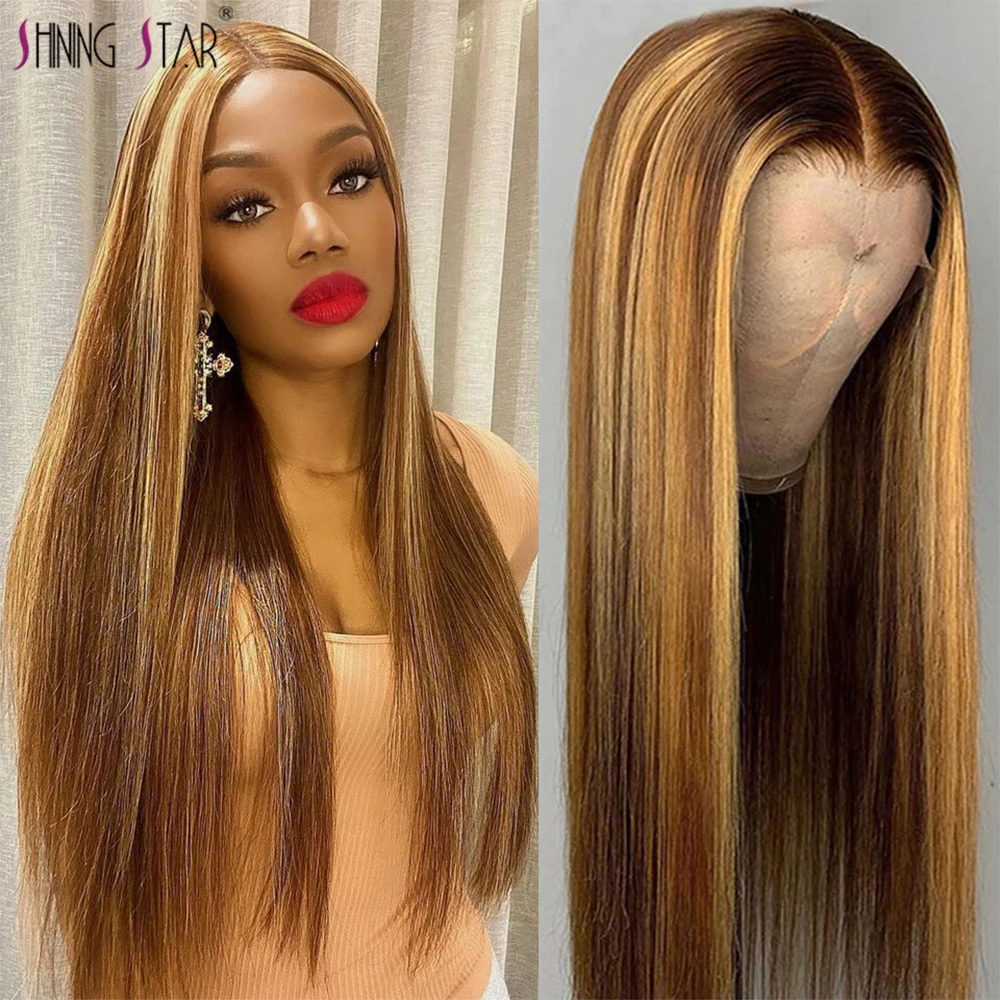 #4/27 Highlight Ombre Lace Front Human Hair Wigs Bone Straight Transparent Lace Wig Peruvian Remy PrePlucked Bleached Knots 150%
#4/27 Highlight Ombre Lace Front Human Hair Wigs Bone Straight Transparent Lace Wig Peruvian Remy PrePlucked Bleached Knots 150%