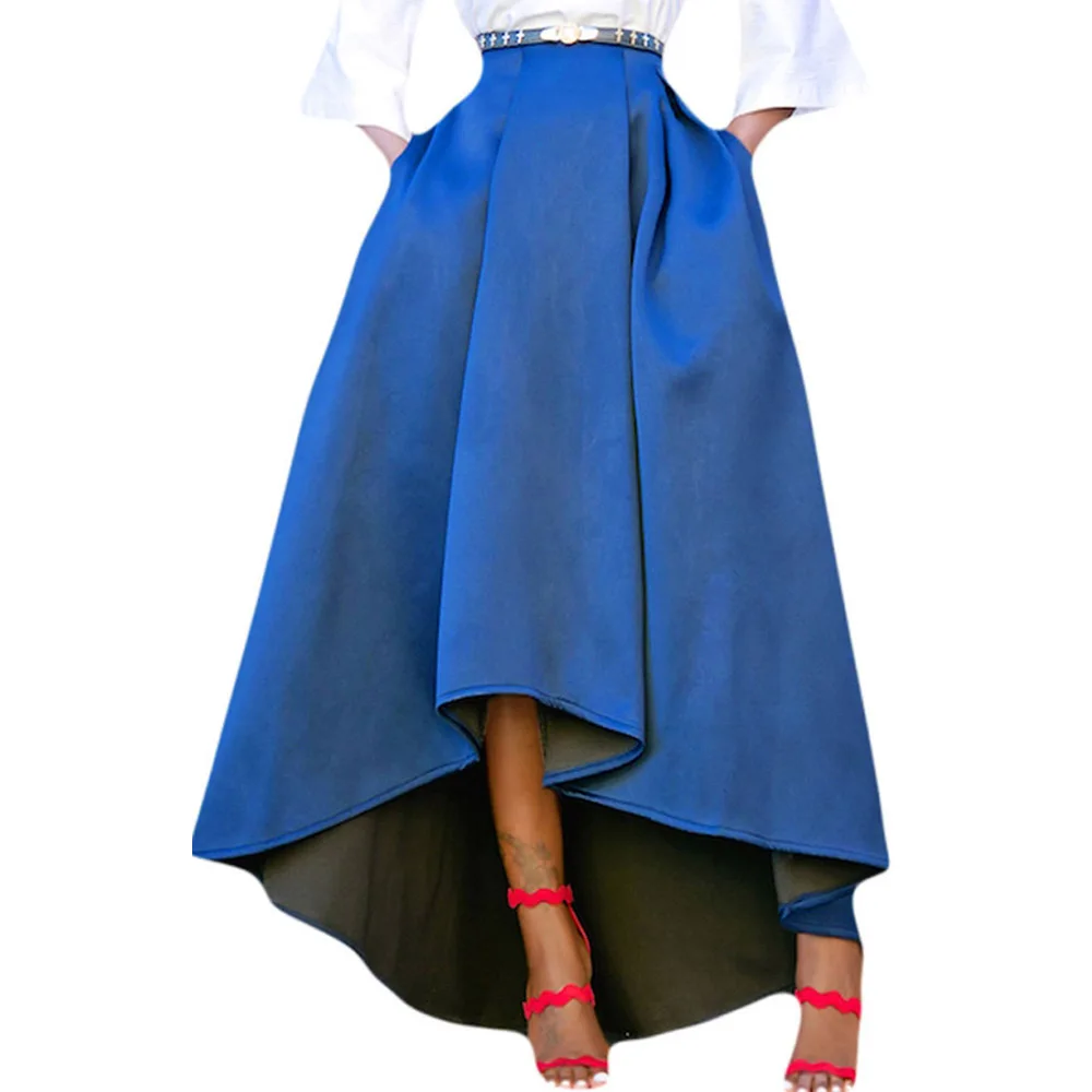 Vintage Red Black High Waist Ladies Party Office Full Length Maxi Skirts African Asymmetrical High Low Women Long Skirt Summer
Vintage Red Black High Waist Ladies Party Office Full Length Maxi Skirts African Asymmetrical High Low Women Long Skirt Summer