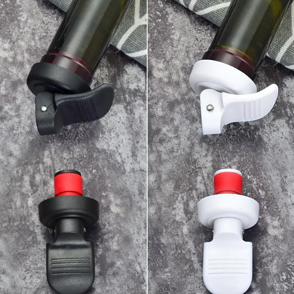 Plastic Wine Bottle Stopper Vacuum Sealed Wine Bottle Stopper Champagne Saver Pressure Sealer Preserver Retain Freshness Tools
Plastic Wine Bottle Stopper Vacuum Sealed Wine Bottle Stopper Champagne Saver Pressure Sealer Preserver Retain Freshness Tools