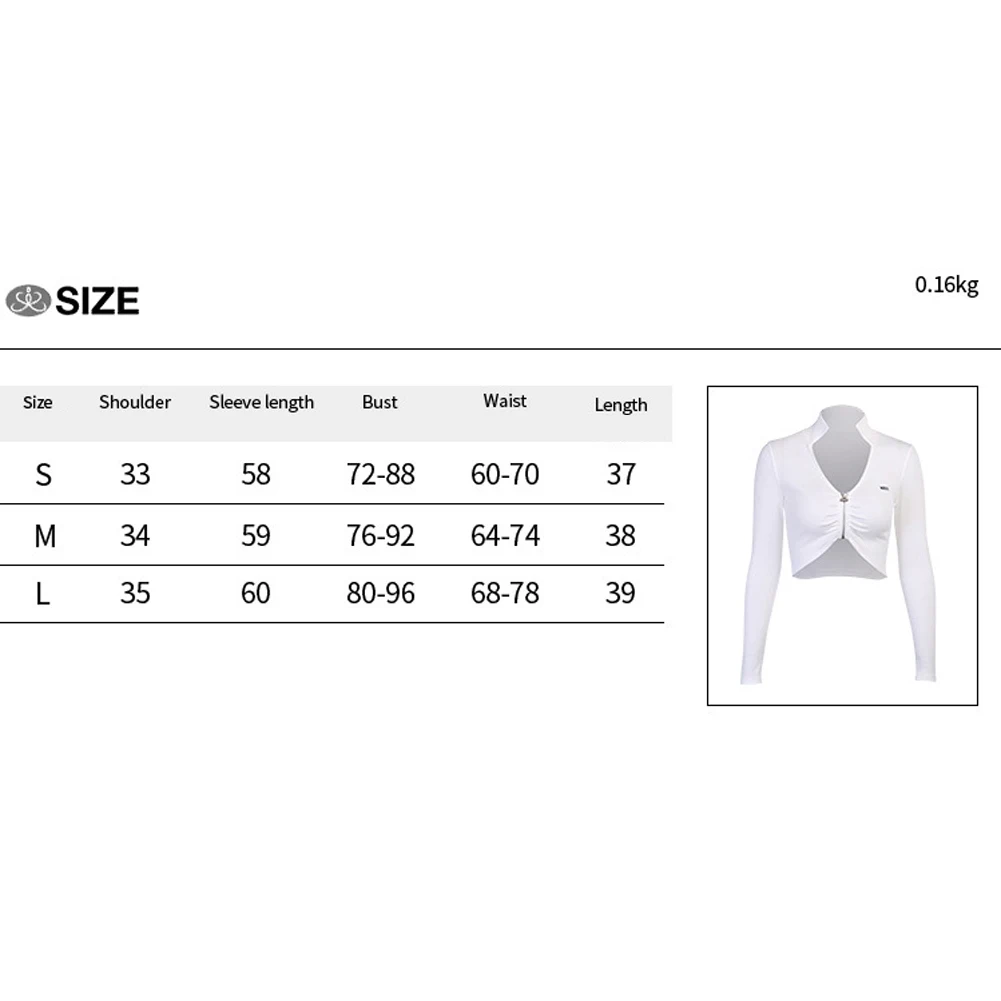 Women Sexy Long Sleeve Zipper Top Fashion Long Sleeve Ruched Crop Top for Women Ladies
Women Sexy Long Sleeve Zipper Top Fashion Long Sleeve Ruched Crop Top for Women Ladies