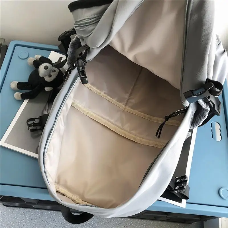 Large capacity Unisex Students Backpack Korean Japanese Little freshness schoolbag Teenagers Waterproof Book Bag Travel bag New
Large capacity Unisex Students Backpack Korean Japanese Little freshness schoolbag Teenagers Waterproof Book Bag Travel bag New
