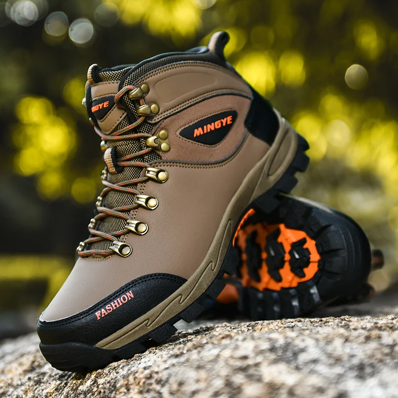 Boots Men Military High Top waterproof Winter Sneakers Outdoor Sport Hiking Shoes Lace Up Leather Trail Footwear Climbing Shoes
Boots Men Military High Top waterproof Winter Sneakers Outdoor Sport Hiking Shoes Lace Up Leather Trail Footwear Climbing Shoes
