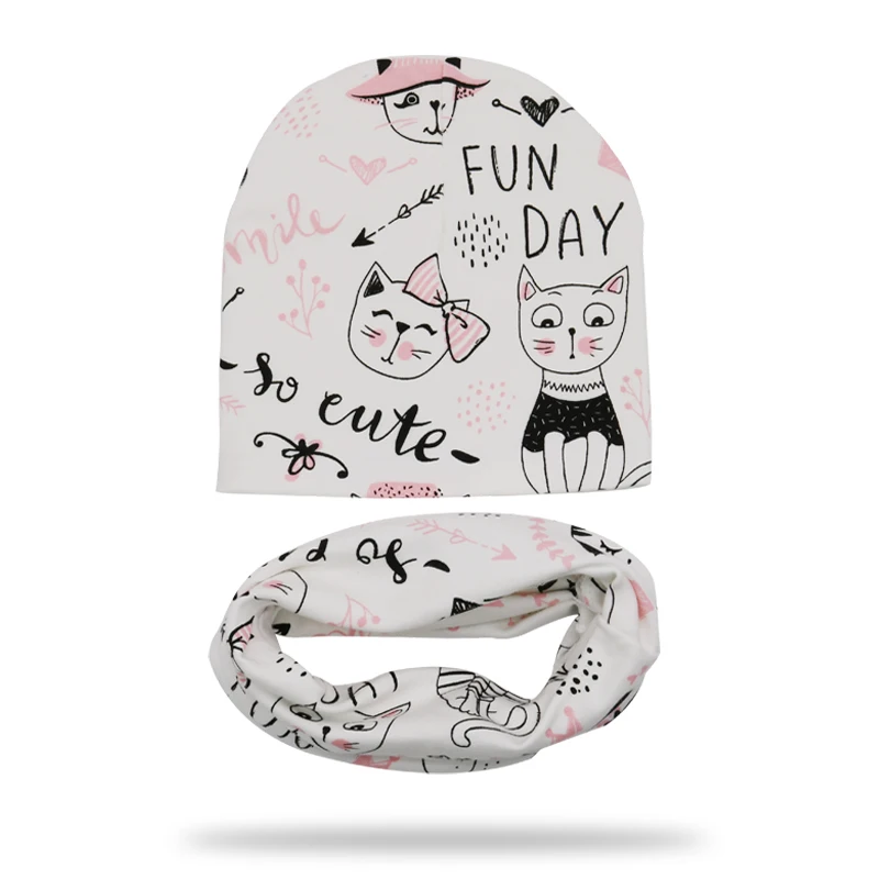 Cotton Printing Baby Hat Scarf Set Cartoon Animal Baby Cap Scarf Winter Kids Caps Bee Kitty Fox Children Hats For Boys And Girls
Cotton Printing Baby Hat Scarf Set Cartoon Animal Baby Cap Scarf Winter Kids Caps Bee Kitty Fox Children Hats For Boys And Girls