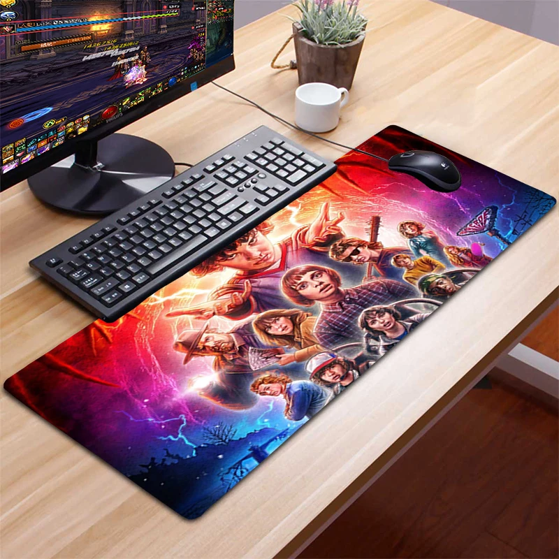 Stranger Things TV Mousepad 80x30cm XL Gamer Gaming Mouse Pad Computer Accessories Keyboard Laptop Padmouse Desk Mat Mouse Pad
Stranger Things TV Mousepad 80x30cm XL Gamer Gaming Mouse Pad Computer Accessories Keyboard Laptop Padmouse Desk Mat Mouse Pad