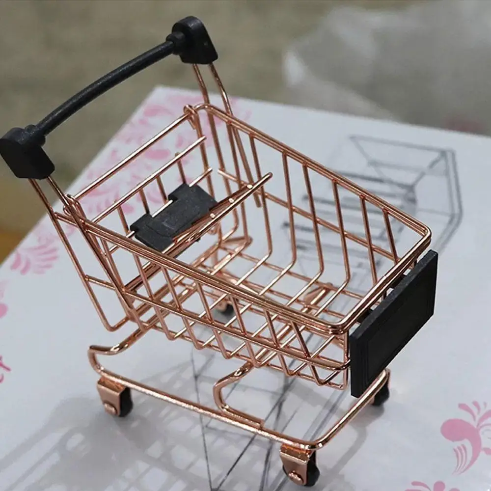 Baby Pretend Toy Supermarket Hand Trolley Mini Shopping Cart Desktop Decoration Storage Toy Gift Dollhouse Furniture Accessories
Baby Pretend Toy Supermarket Hand Trolley Mini Shopping Cart Desktop Decoration Storage Toy Gift Dollhouse Furniture Accessories