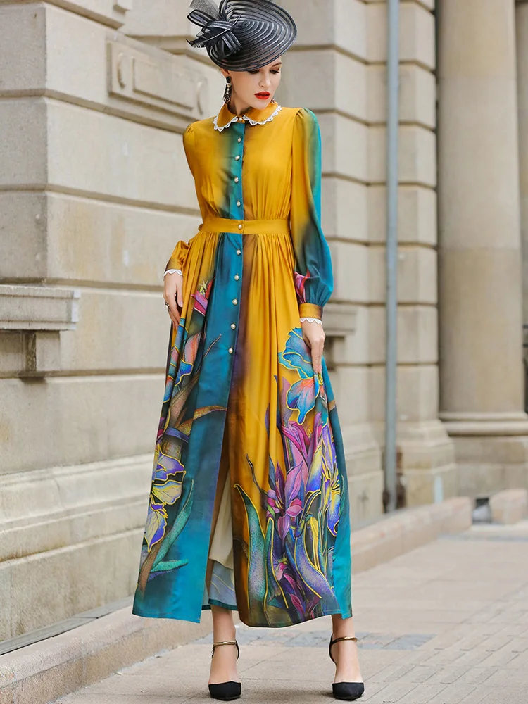 2021 Spring Autumn Chiffon Women Boho Long Maxi Dress Party Evening Long Sleeve Ankle-Length Women Runway Dress Vintage DZ1328
2021 Spring Autumn Chiffon Women Boho Long Maxi Dress Party Evening Long Sleeve Ankle-Length Women Runway Dress Vintage DZ1328